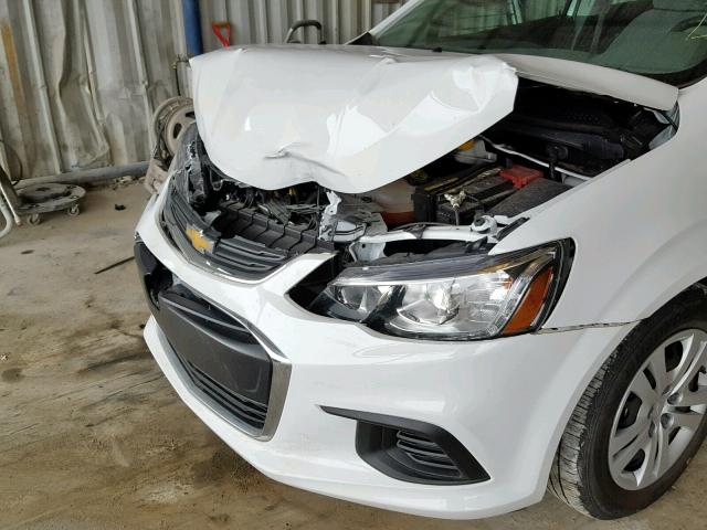1G1JB5SH7H4176281 - 2017 CHEVROLET SONIC LS 白色 照片 9