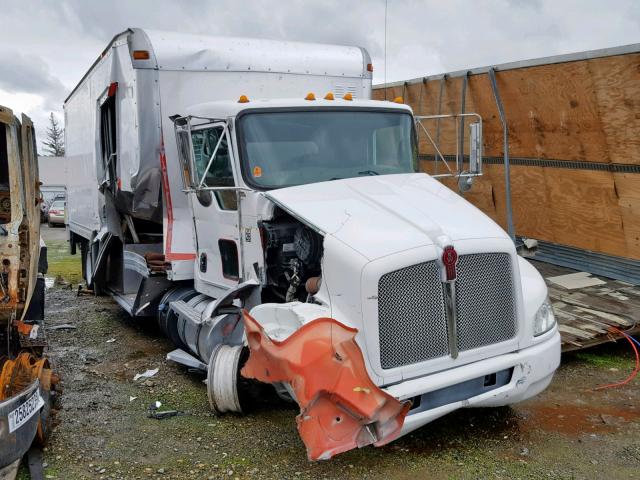 2NKHHM6X6EM409054 - 2014 KENWORTH CONSTRUCTI WHITE photo 1