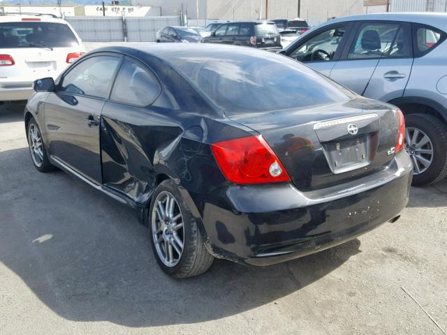 JTKDE177250042455 - 2005 TOYOTA SCION TC შავი ფოტო 3