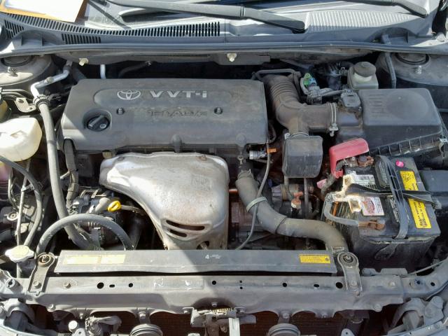 JTKDE177250042455 - 2005 TOYOTA SCION TC შავი ფოტო 7