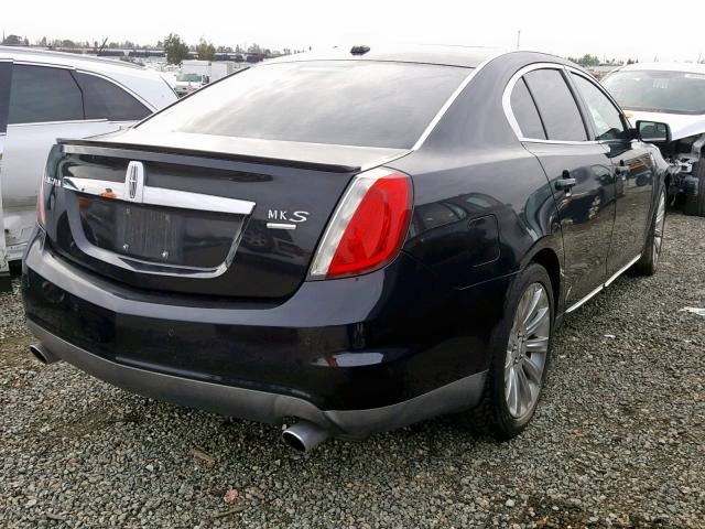 1LNHL9FT0AG604412 - 2010 LINCOLN MKS BLACK photo 4