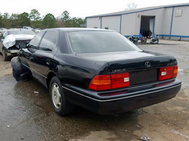 JT8BH28F1Y0175633 - 2000 LEXUS LS 400 BLACK photo 3