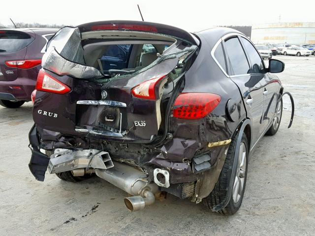 JNKAJ09E98M301675 - 2008 INFINITI EX35 BASE BLACK photo 4