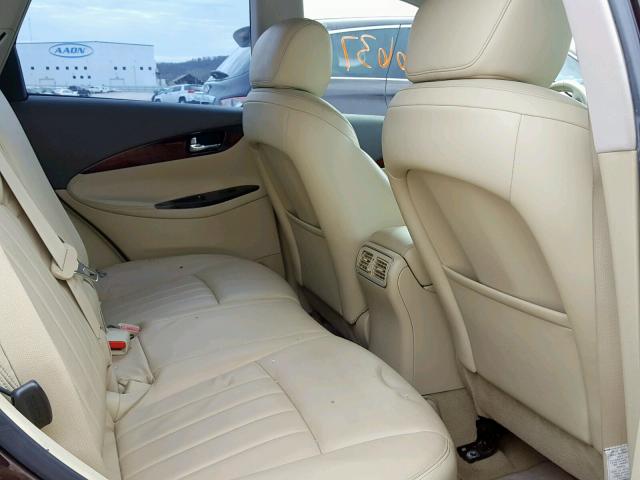 JNKAJ09E98M301675 - 2008 INFINITI EX35 BASE BLACK photo 6