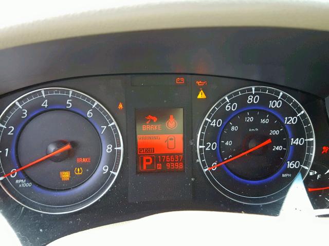 JNKAJ09E98M301675 - 2008 INFINITI EX35 BASE BLACK photo 8