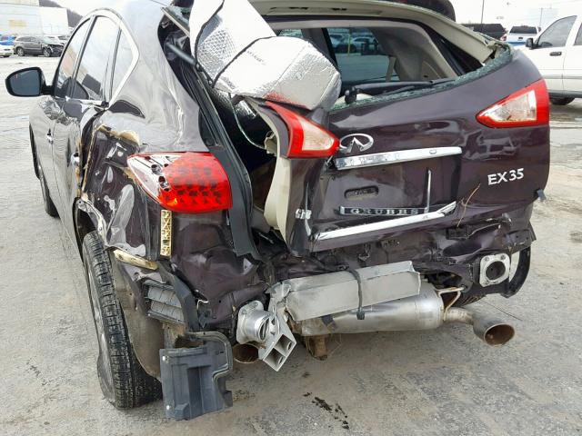 JNKAJ09E98M301675 - 2008 INFINITI EX35 BASE BLACK photo 9