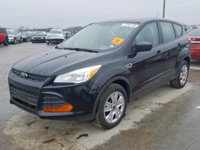 1FMCU0F75DUB77675 - 2013 FORD ESCAPE S BLACK photo 2