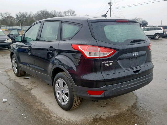 1FMCU0F75DUB77675 - 2013 FORD ESCAPE S BLACK photo 3