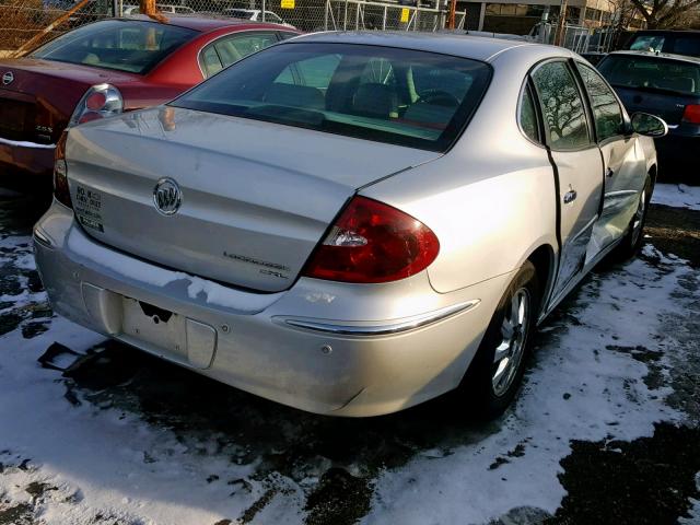 2G4WD532651282466 - 2005 BUICK LACROSSE C SILVER photo 4