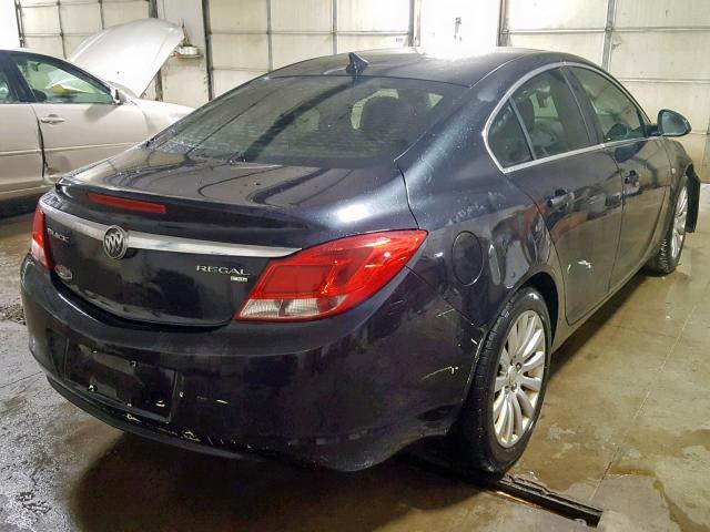 W04GP5EC7B1018299 - 2011 BUICK REGAL CXL BLACK photo 4