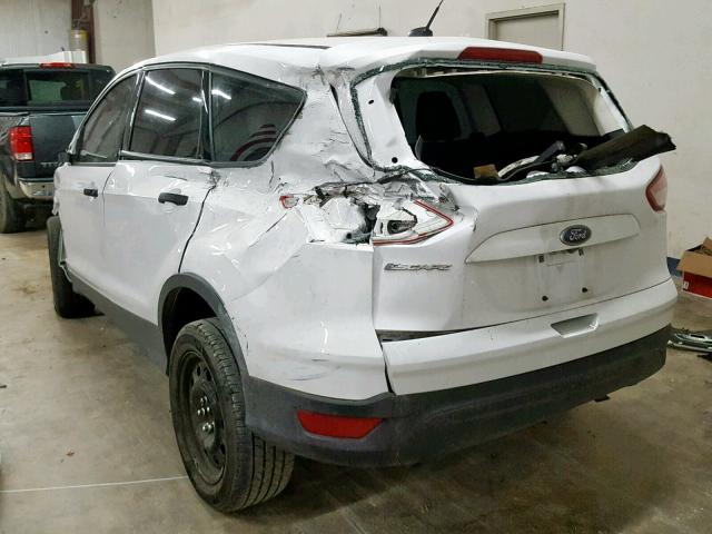 1FMCU0F7XGUC57638 - 2016 FORD ESCAPE S WHITE photo 3