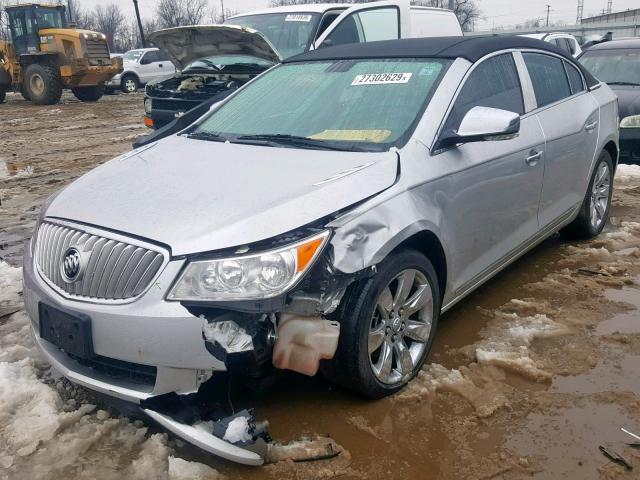 1G4GC5ED5BF361704 - 2011 BUICK LACROSSE C SILVER photo 2