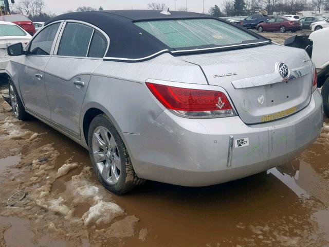 1G4GC5ED5BF361704 - 2011 BUICK LACROSSE C SILVER photo 3