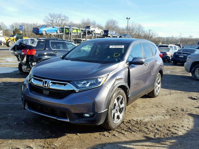 7FARW1H85JE028969 - 2018 HONDA CR-V EXL CHARCOAL photo 2