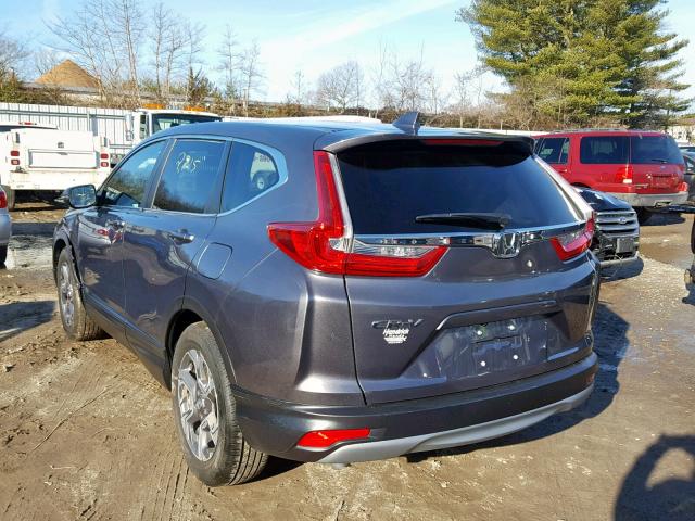 7FARW1H85JE028969 - 2018 HONDA CR-V EXL CHARCOAL photo 3