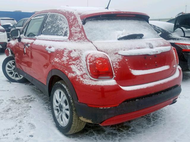 ZFBCFYDT4GP388076 - 2016 FIAT 500X LOUNG RED photo 3