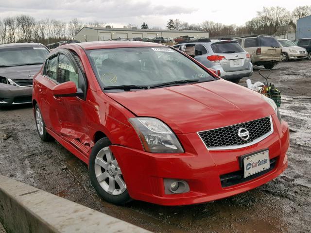 3N1AB6AP7CL653108 - 2012 NISSAN SENTRA 2.0 RED photo 1