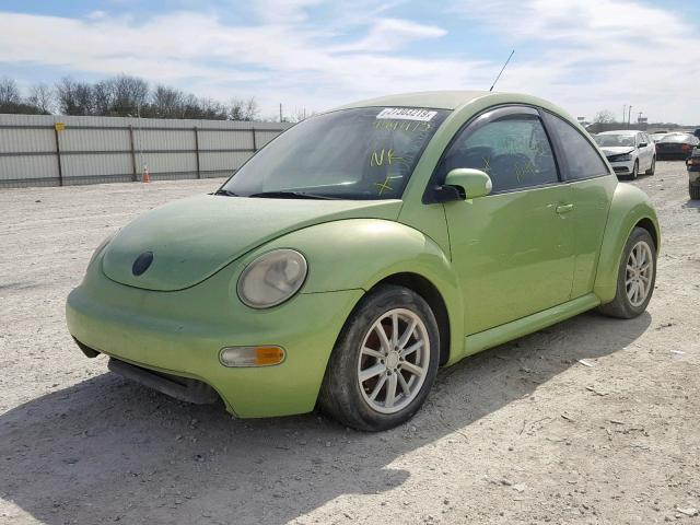 3VWBP21C43M444473 - 2003 VOLKSWAGEN NEW BEETLE 绿色 照片 2