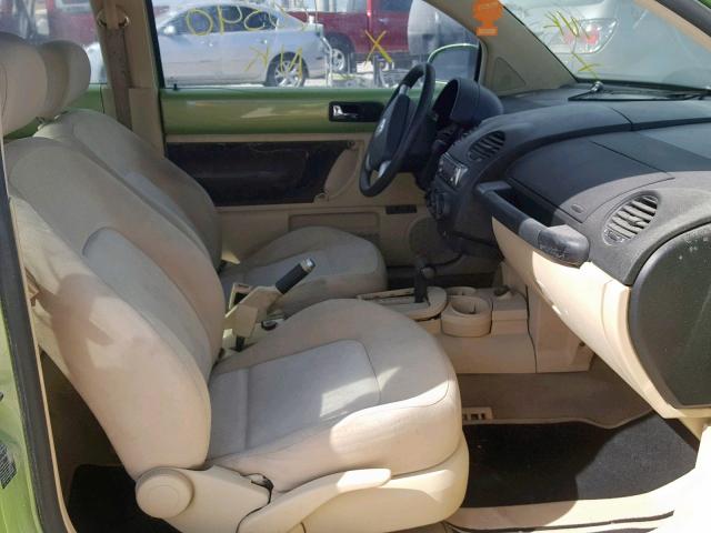 3VWBP21C43M444473 - 2003 VOLKSWAGEN NEW BEETLE 绿色 照片 5