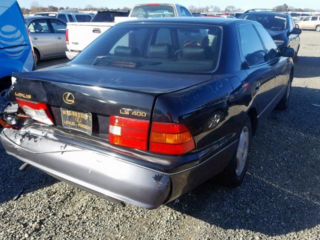 JT8BH28F9X0147495 - 1999 LEXUS LS 400 BLACK photo 4