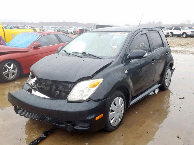 JTKKT624760145766 - 2006 TOYOTA SCION XA BLACK photo 2
