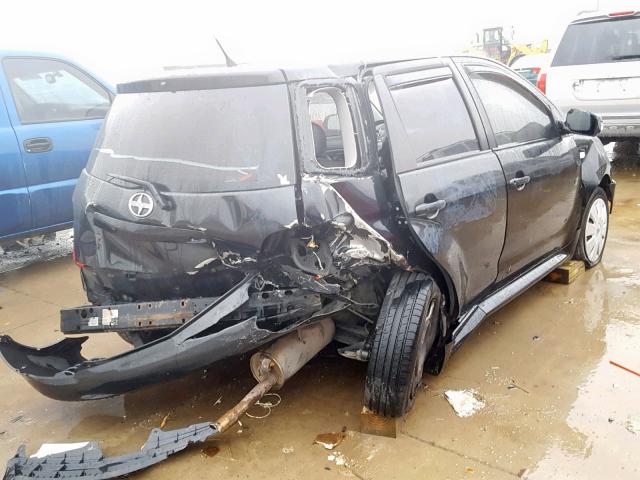 JTKKT624760145766 - 2006 TOYOTA SCION XA BLACK photo 4