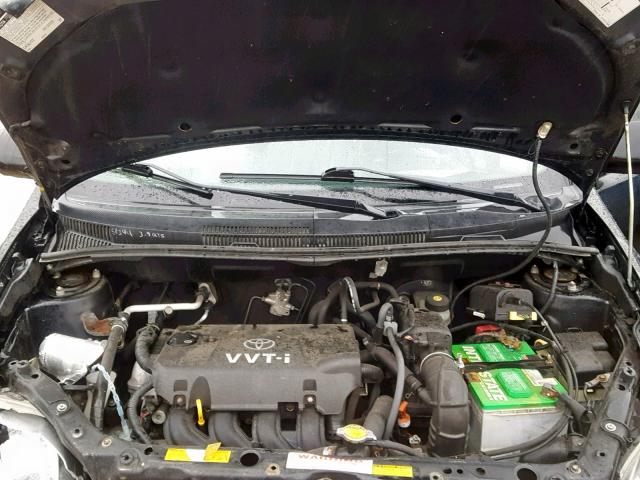 JTKKT624760145766 - 2006 TOYOTA SCION XA BLACK photo 7
