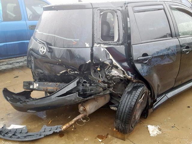 JTKKT624760145766 - 2006 TOYOTA SCION XA BLACK photo 9