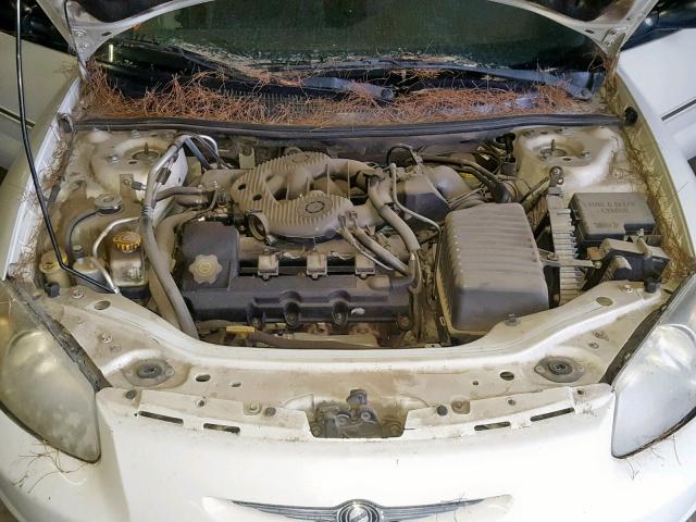 1C3EL45RX2N255230 - 2002 CHRYSLER SEBRING LX WHITE photo 7