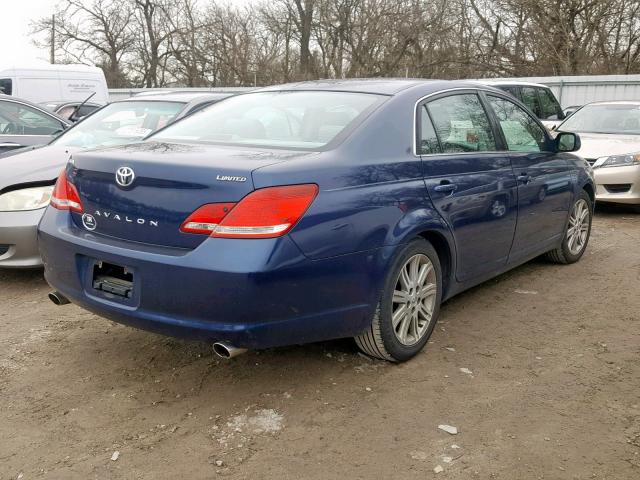 4T1BK36B46U106350 - 2006 TOYOTA AVALON BLUE photo 4