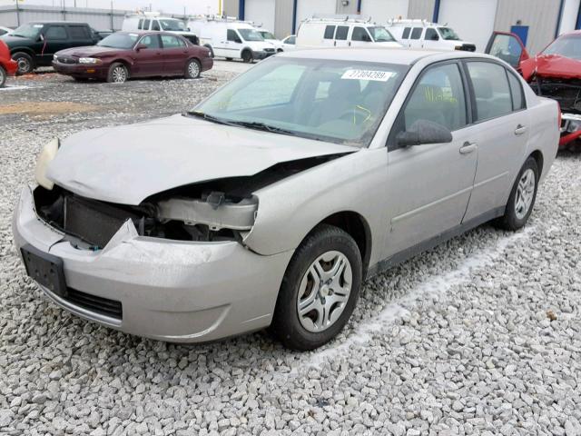 1G1ZS58F87F310419 - 2007 CHEVROLET MALIBU LS SILVER photo 2