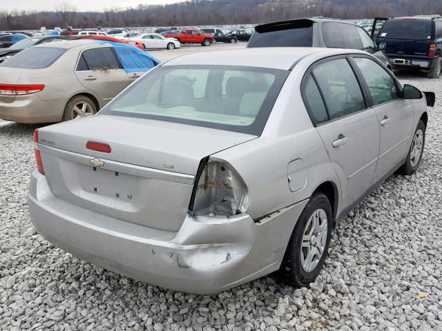 1G1ZS58F87F310419 - 2007 CHEVROLET MALIBU LS SILVER photo 4