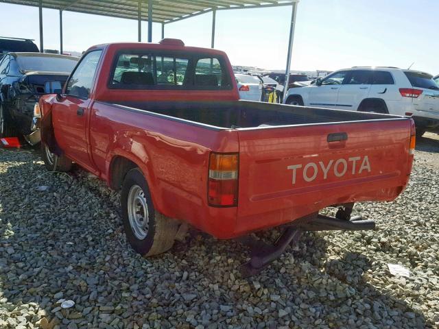 4TARN81A9RZ277300 - 1994 TOYOTA PICKUP 1/2 RED photo 3