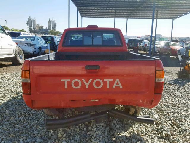 4TARN81A9RZ277300 - 1994 TOYOTA PICKUP 1/2 RED photo 6