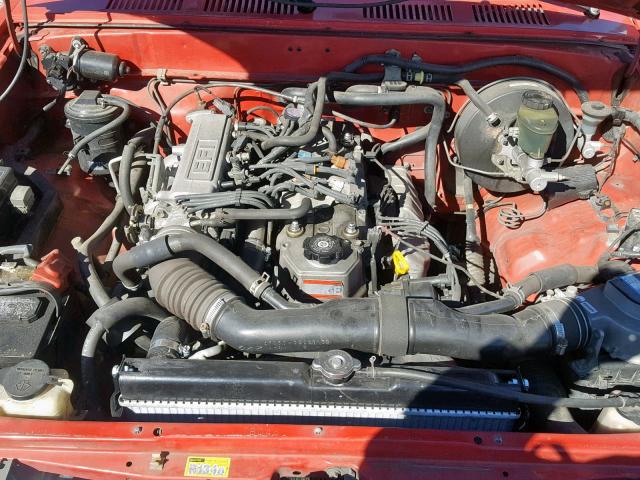 4TARN81A9RZ277300 - 1994 TOYOTA PICKUP 1/2 RED photo 7