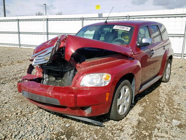 3GNDA23D47S611765 - 2007 CHEVROLET HHR LT MAROON photo 2