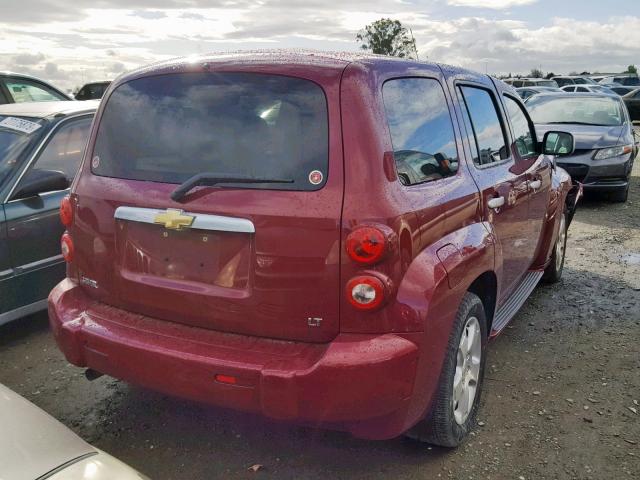 3GNDA23D47S611765 - 2007 CHEVROLET HHR LT MAROON photo 4