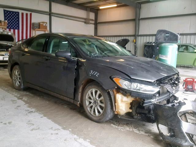 3FA6P0G71GR302860 - 2016 FORD FUSION S CHARCOAL photo 1