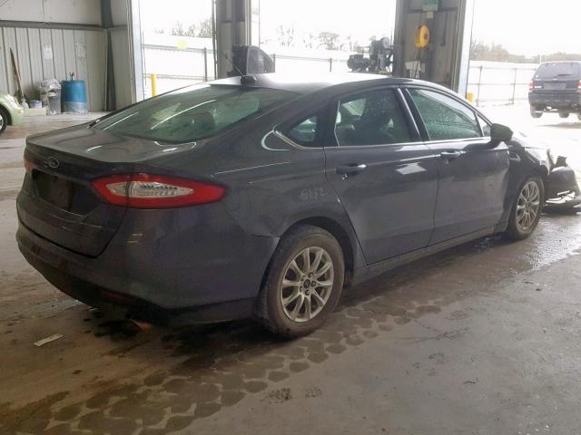 3FA6P0G71GR302860 - 2016 FORD FUSION S CHARCOAL photo 4