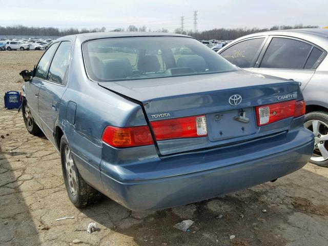 4T1BG22K31U821694 - 2001 TOYOTA CAMRY CE BLUE photo 3