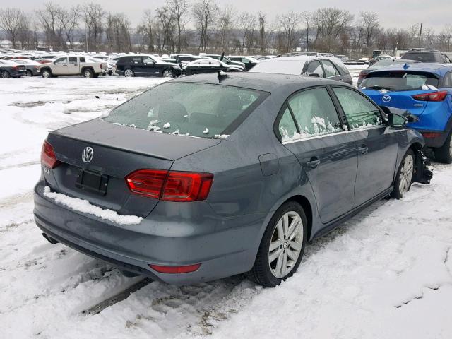 3VW5T7AJXEM368023 - 2014 VOLKSWAGEN JETTA GLI GRAY photo 4