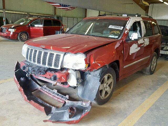 1J8HR682X6C189936 - 2006 JEEP GRAND CHER RED photo 2