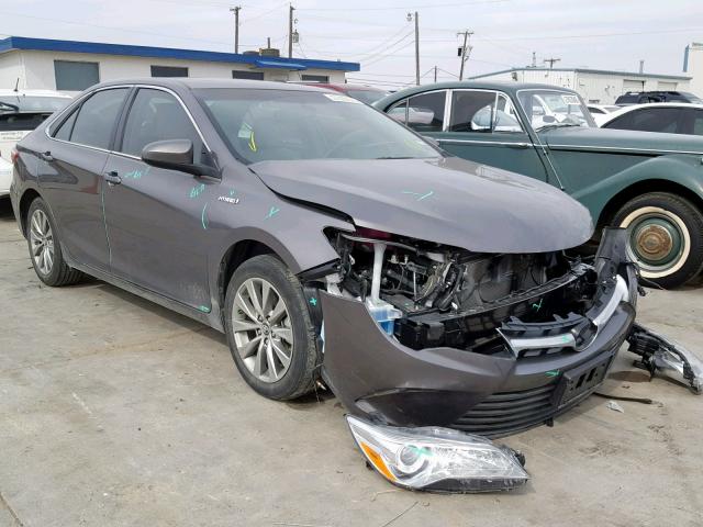 4T1BD1FK4HU217286 - 2017 TOYOTA CAMRY HYBR GRAY photo 1