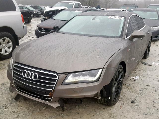 WAU2GAFC2CN167170 - 2012 AUDI A7 PRESTIG GRAY photo 2