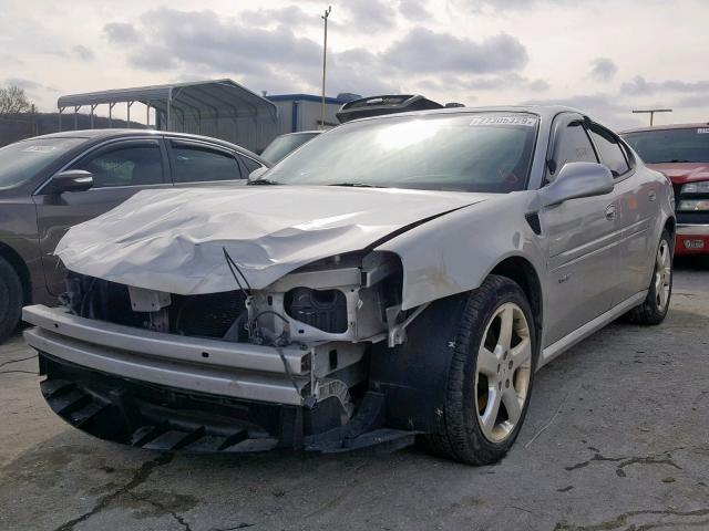 2G2WC58C281178929 - 2008 PONTIAC GRAND PRIX SILVER photo 2