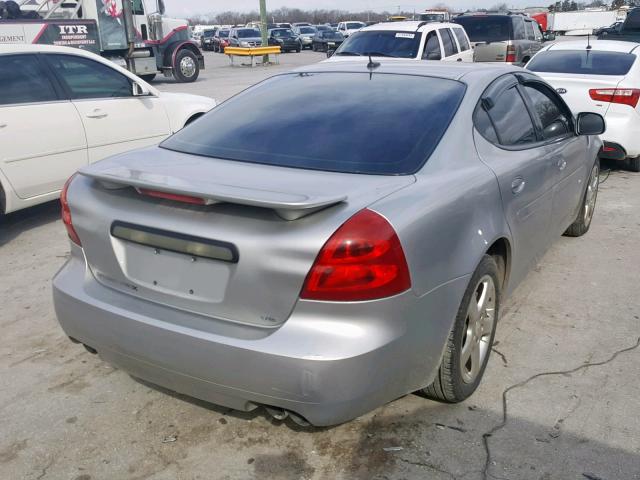 2G2WC58C281178929 - 2008 PONTIAC GRAND PRIX SILVER photo 4