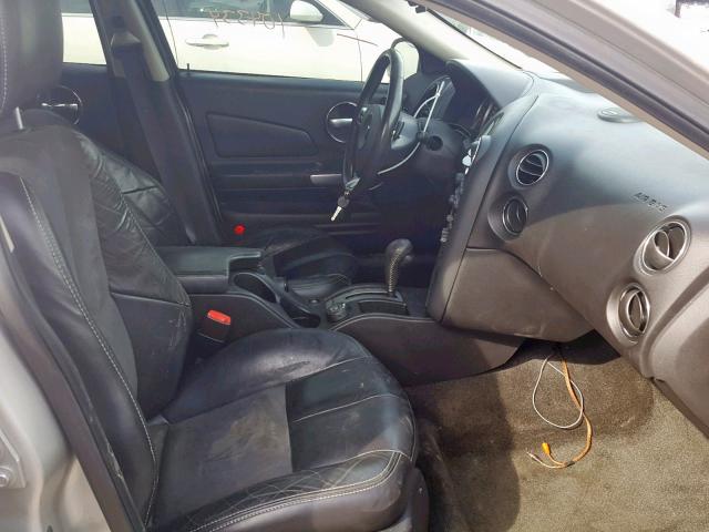 2G2WC58C281178929 - 2008 PONTIAC GRAND PRIX SILVER photo 5