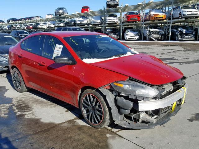 1C3CDFBB9FD194603 - 2015 DODGE DART SXT RED photo 1