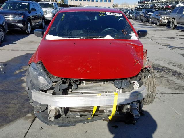 1C3CDFBB9FD194603 - 2015 DODGE DART SXT RED photo 9