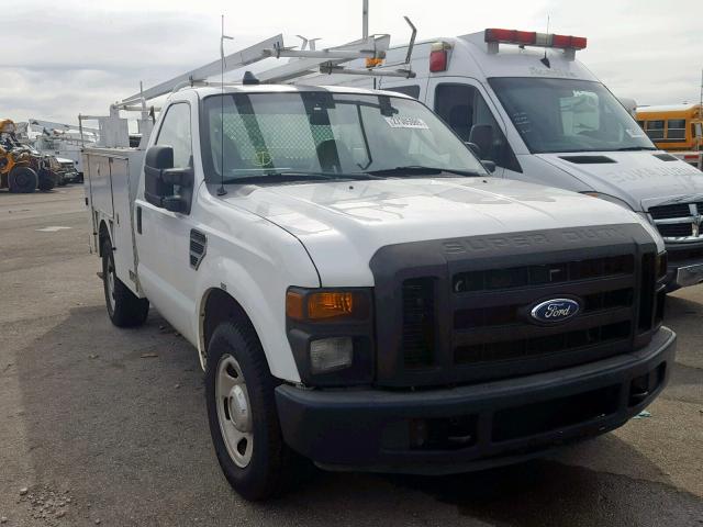 1FDWF30598EC54497 - 2008 FORD F350 SRW S WHITE photo 1